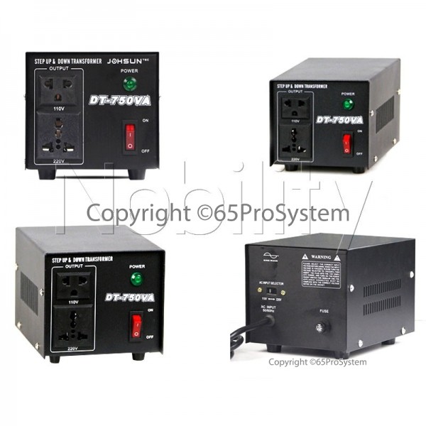 Nobility DT-750VA หม้อแปลง converter 220-110 / 110-220 Step UP | Step